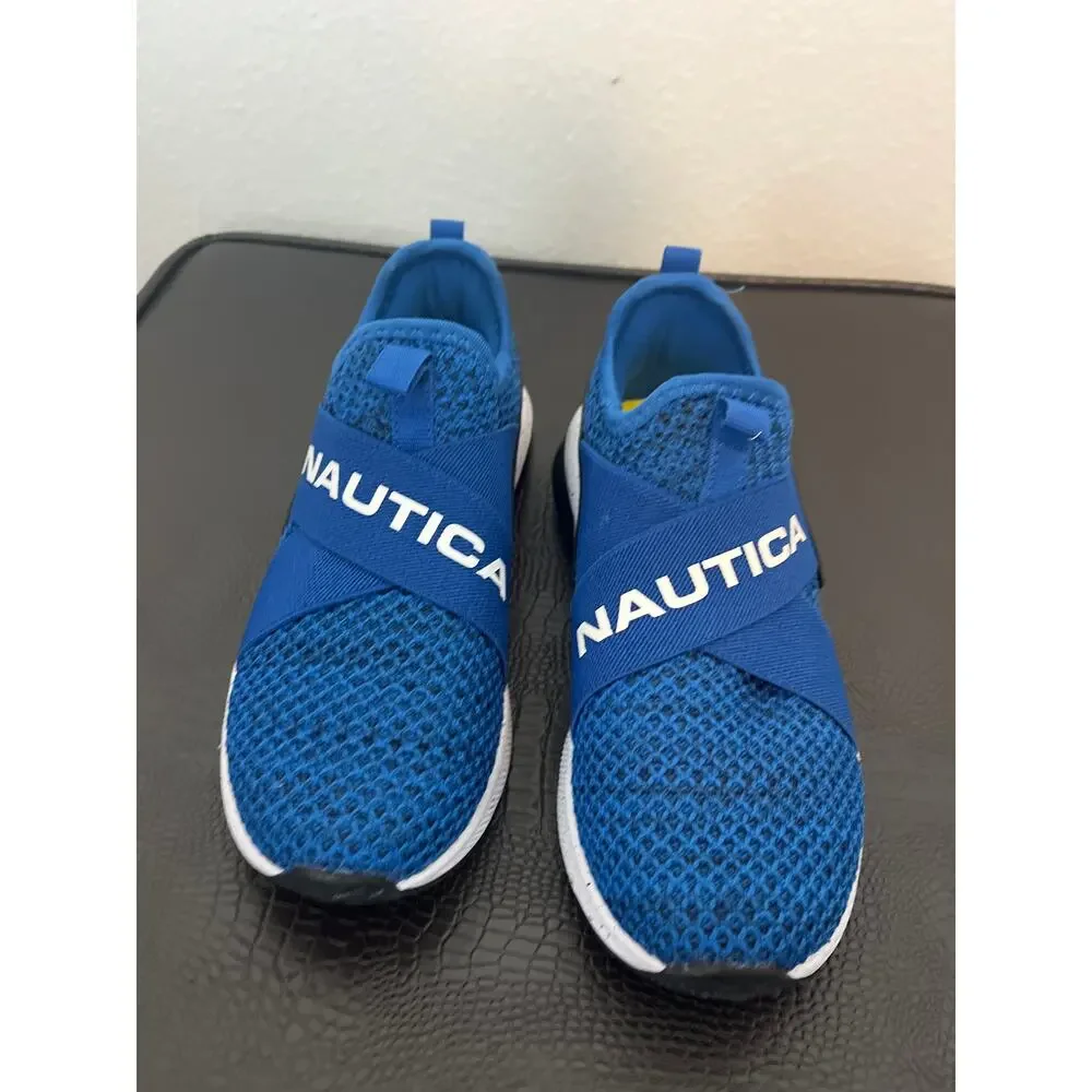 Nautica Boys Blue Slip-On Sneakers